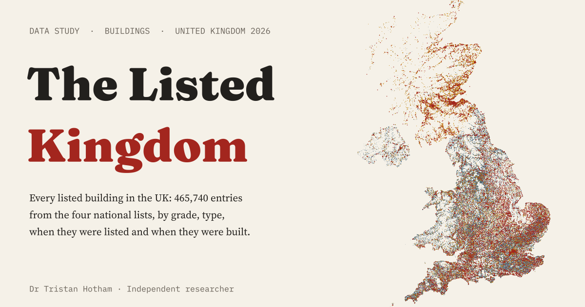 The Listed Kingdom: preview of the interactive map